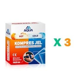 Aqua 13 x 27 Kılıflı 3 Adet Kompres Jel