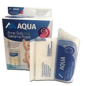 Aqua 50 Adet Anne Sütü Saklama Poşeti