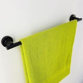 Aqua Bagno Zero 50 cm Mat Siyah Uzun Havluluk