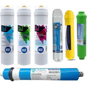 Aqua Bella 100 GPD NSF Onaylı 7'li Aquaturco Membranlı Set Su Arıtma Cihazı Filtresi