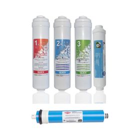 Aqua Bella 50 GPD Filmtec Membranlı Reverse Osmosis Kapalı Kasa Inline Su Arıtma Cihazı Filtresi