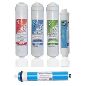 Aqua Bella 50 GPD Filmtec Membranlı Reverse Osmosis Kapalı Kasa Inline Su Arıtma Cihazı Filtresi