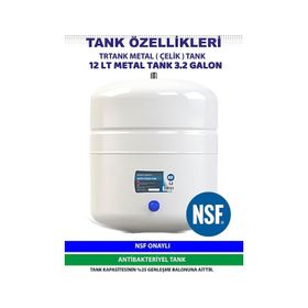 Aqua Bella Nsf Sertifikalı 12 lt Su Arıtma Tankı