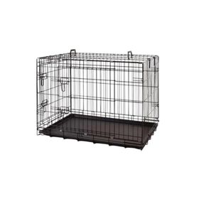Aqua Boutique Siyah 60x40x48 cm Metal Kedi ve Köpek Kafesi