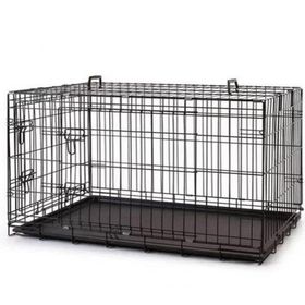 Aqua Boutique Siyah 91x61x66 cm Metal Kedi ve Köpek Kafesi