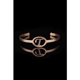 Aqua Di Polo 1987 APJA01503 T Harfli Rose Gold Çelik Kadın Kelepçe Bileklik