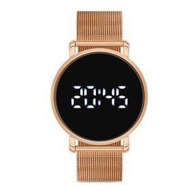 Aqua Di Polo 1987 Apwg026103 Kadın Rose Gold Hasır Dijital Led Kol Saati