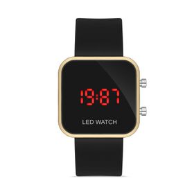 Aqua Di Polo 1987 Apwr032902 Siyah Silikon Dijital Led Unisex Kol Saati