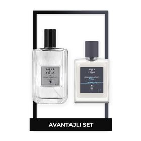Aqua Di Polo 1987 Gran Paradiso Blue Sport 50 ml Erkek Parfüm + Gran Paradiso EDP 50 ml Erkek Parfüm