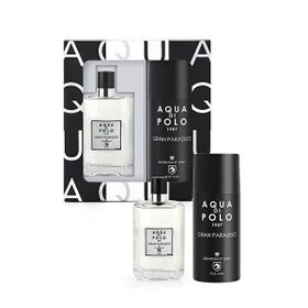 Aqua Di Polo 1987 Gran Paradiso EDP 50 ml Erkek Parfüm ve 150 ml Deodorant Seti