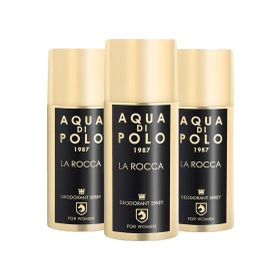 Aqua Di Polo 1987 La Rocca 3x150 ml Kadın Sprey Deodorant
