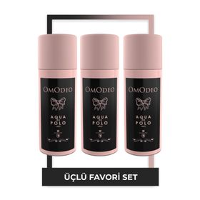 Aqua Di Polo 1987 Omodeo 3x150 ml Kadın Sprey Deodorant