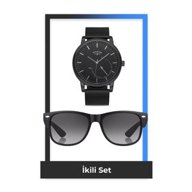 Aqua Di Polo 1987 STSA003295 Unisex Kol Saati ve Güneş Gözlüğü Seti