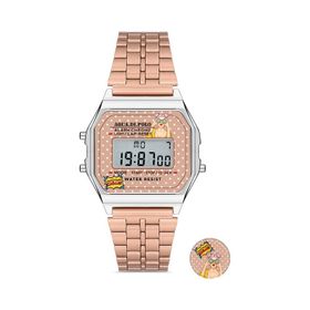 Aqua Di Polo APWA064502 Kadın Rose Gold Metal Kordonlu Pop Dijital Retro Saat