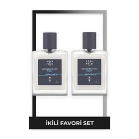 Aqua Di Polo STCC021194 1987 Gran Paradiso Blue Sport Edp 50 ml 2'li Yılbaşı Seti Erkek Parfüm Seti