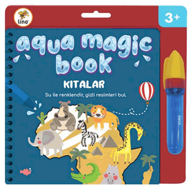Aqua Magic Book Kıtalar - Sihirli Boyama Kitabı