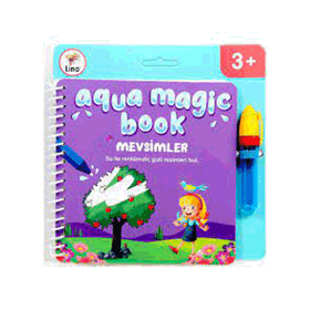 Aqua Magic Mevsimler - Sihirli Boyama Kitabı