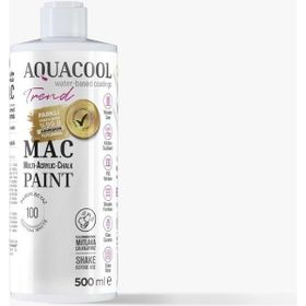 AquaCool 100 Pamuk Beyaz 500 ml Trend Mac Hobi Boyası