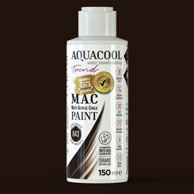 Aquacool 843 Koyu Kahve Trend Mac Su Bazlı Akrilik Hobi Boyası