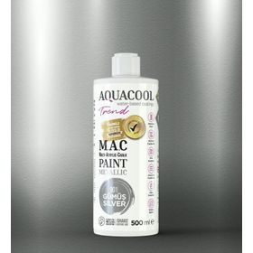 Aquacool 901 Gümüş 500 ml Akrilik Boya