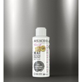 AquaCool 906 Kurşuni 120 ml Metalik Trend Mac Hobi Boyası