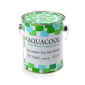 Aquacool FX7640 2.5 kg Su Bazlı Dış Mekan İpek Mat Verniği