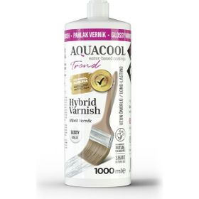 Aquacool Hibrit Parlak 1000 ml Vernik