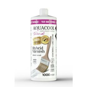 Aquacool Hibrit Yarı Mat 1000 ml Vernik
