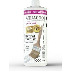 Aquacool Hibrit Yarı Mat 1000 ml Vernik