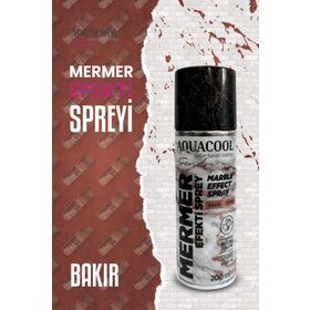 Aquacool Trend 200 ml Bakır Mermer Efekt Spreyi