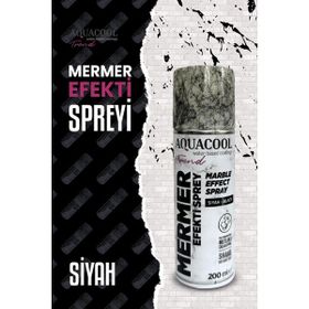 Aquacool Trend 200 ml Siyah Mermer Efekt Spreyi