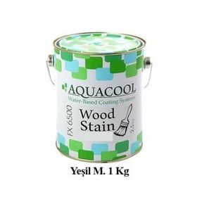 Aquacool Yeşil 1 kg Su Bazlı Dış Mekan Verniği