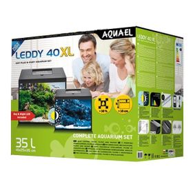 Aquael Aquarium Siyah Set Day And Night Leddy 40xl Akvaryum
