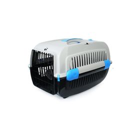 Aquael Comfy Gri Siyah 58x38x38.5 cm Transparent Cosmos Küçük Irk Köpek ve Kedi Taşıma Çantası