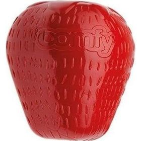 Aquael Comfy Toy Kırmızı 7.5x6 Cm Çilek Şeklinde Ödül Hazneli Kedi ve Köpek Oyuncağı