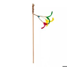 Aquael Ecomfy Toy Gaia Rod Tüylü 50 cm Kedi Oltası Oyuncağı