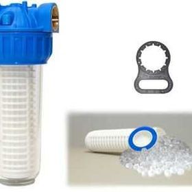 Aquafer 10 inç 2 inç 100 Micron Siliphos Kireç Önleyici Yıkanabilir Su Filtresi