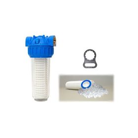 Aquafer 10 inç 2 inç 50 Micron Silifoz Kireç Önleyici Yıkanabilir Su Filtresi