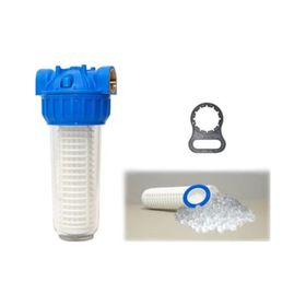 Aquafer 10 inç 3/4 inç 50 Mikron Silifoz Kireç Önleyici Su Filtre Kabı