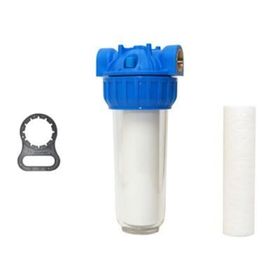 Aquafer 10 inç Sediment Spun 1 inç 5 Mikron Su Filtresi