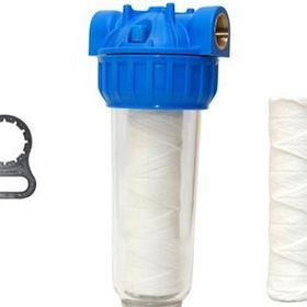 Aquafer 10 inç Spun 3/4 inç 5 Mikron Su Filtresi
