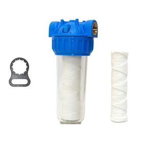 Aquafer 10 inç Spun 3/4 inç 5 Mikron Su Filtresi