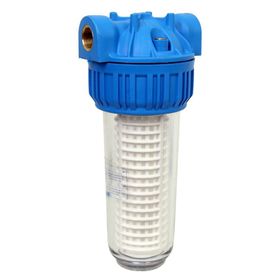 Aquafer 10x3/4 inç Girişli Yıkanabilir Su Arıtma Filtresi