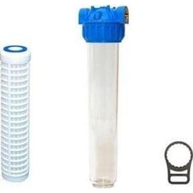 Aquafer 20 inç 2 inç 100 Mikron Yıkanabilir Su Filtresi