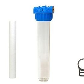 Aquafer 20 inç Spun 1 inç 5 Mikron Sediment Su Filtresi