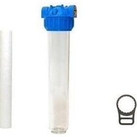 Aquafer 20 inç Spun 1 inç 5 Mikron Sediment Su Filtresi