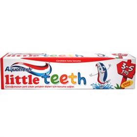 Aquafresh Çocuk Diş Macunu 50ml ve 3-5 yaş little teeth