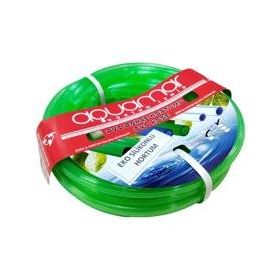 Aquamar 1/2 25 mt Yeşil Silikonlu Şeffaf Hortum