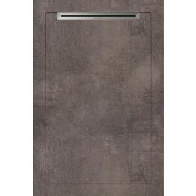 Aquanit 80x120 Beton Antrasit Slope Line + Sifon Fayans