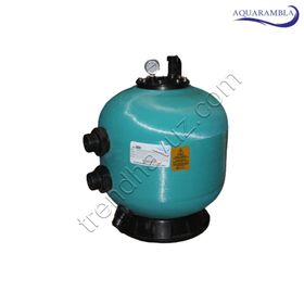 Aquarambla 1050 mm 75 mm Flanş Bobin Sargı Vanasız Kum Filtresi